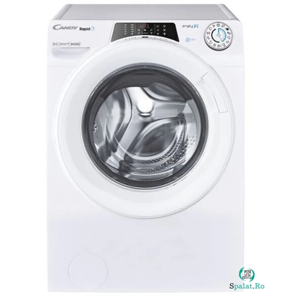CANDY Masina spalat Candy RO 1294DWME/1-S, incarcare frontala, 9 kg, 1200 rpm, A+++, Wi-Fi, Alb