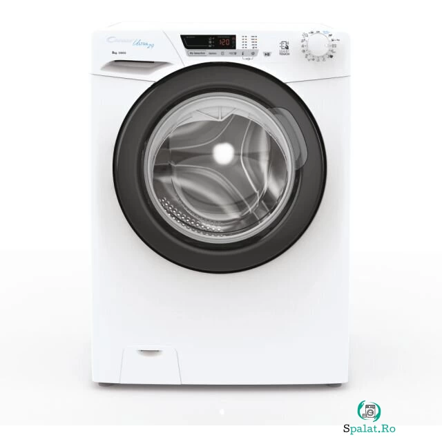 CANDY Masina de spalat rufe Candy HCU1282DB/1-S, 8 kg, 1200 RPM, 16 programe, Clasa D, Kilo Detector, Functie Calcare usoara, Alb