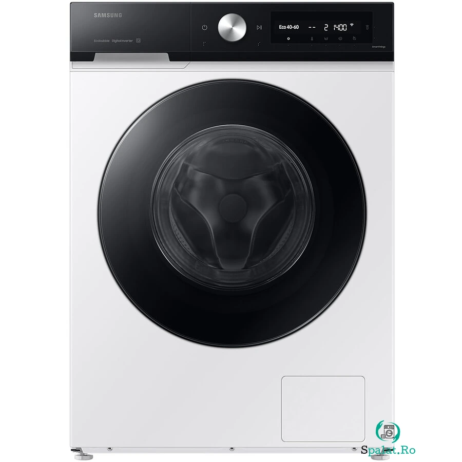 Samsung Masina de spalat rufe Samsung Bespoke AI WW90DB7U94GEU4, 9 kg, 1400 rpm, Clasa A, AI Wash, AI EcoBubble, Wifi, Auto Dispense , Alb