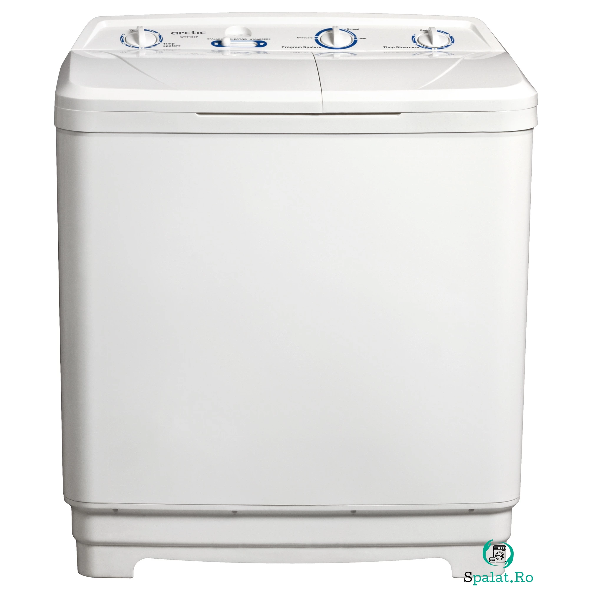 Masina de spalat rufe semiautomata Arctic WTT100P, 7 kg spalare /4.5 kg stoarcere
