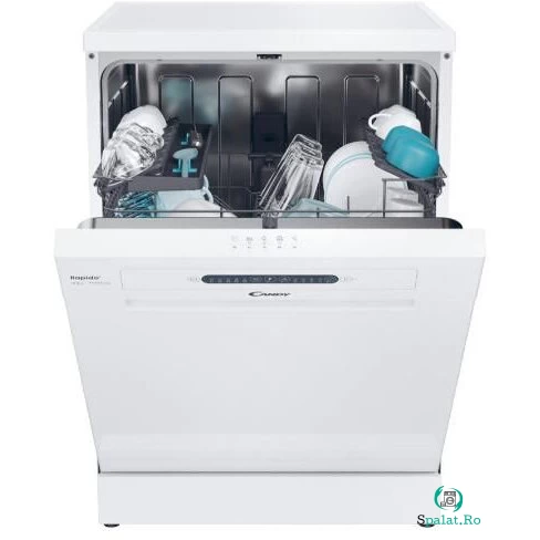 CANDY Masina de spalat vase independenta CANDY Rapido CF 3E9E0W, 13 seturi, 5 programe, 60 cm, Clasa E, alb la 1,832.99 lei ron