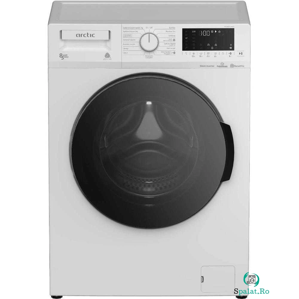 Masina de spalat rufe cu uscator Arctic APLWD85126WST, 1200 RPM, 8 kg spalare, 5 kg uscare, Clasa B