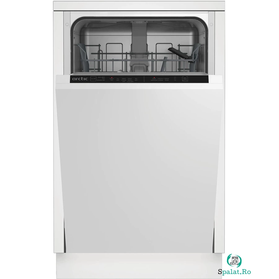 Arctic Masina de spalat vase incorporabila Slim Arctic DIS1502, 10 seturi, 5 programe, Clasa E, Sistem dedurizare ape, Aqua Protect, Amanare pornire, 45 cm la 1,493.99 lei ron