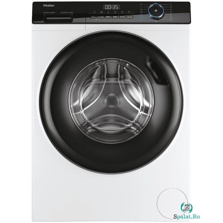 HAIER Masina de spalat rufe Haier HW80-B14939-S, 8 kg, 1400 rpm, Motor Direct Motion, Refresh, ABT, Steam, Clasa A, Alb