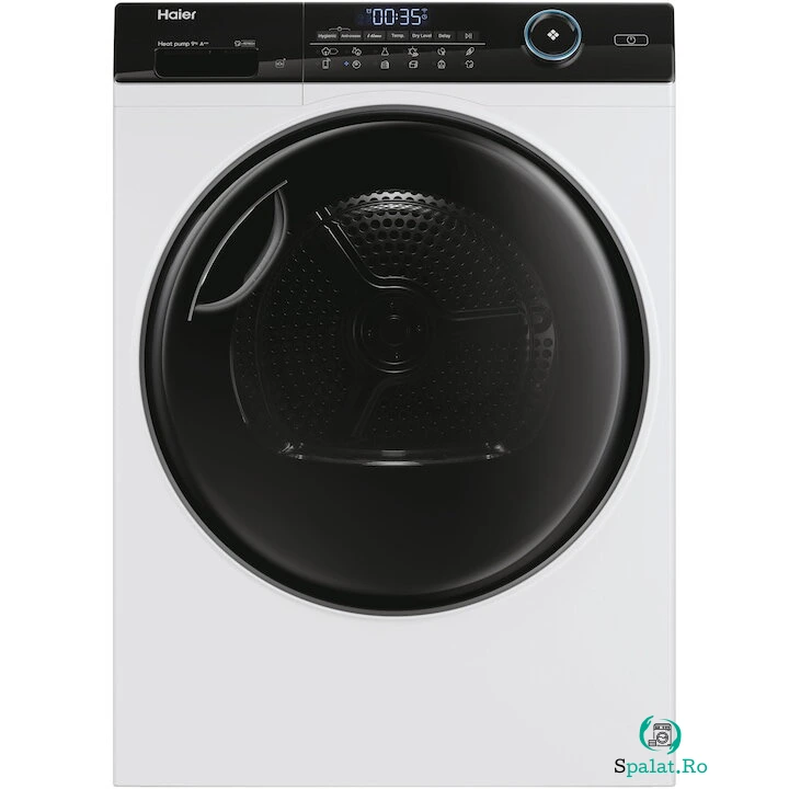 HAIER Uscator de rufe, Haier HD90-A3959-S, 9Kg Wi-Fi, alb