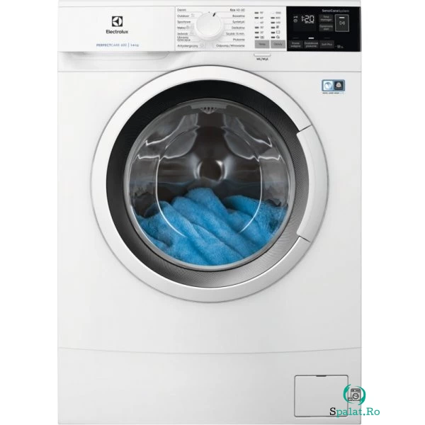 Electrolux Masina de spalat rufe Electrolux PerfectCare 600 EW6SN406WP, 6 kg, 1000 RPM, Alb