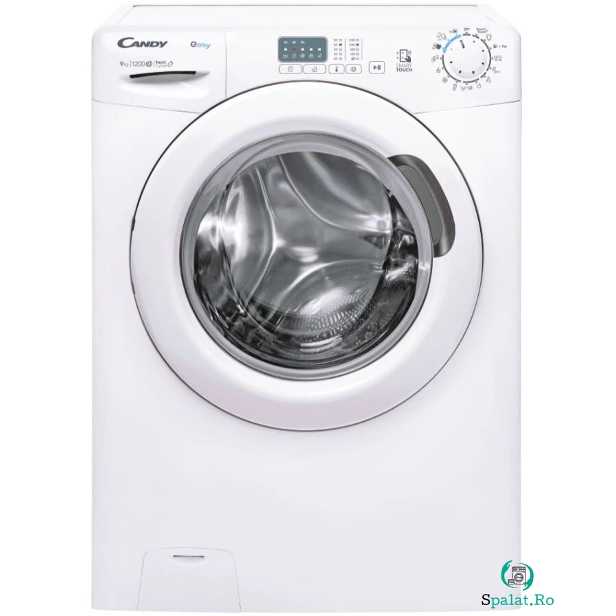 CANDY Masina de spalat rufe Candy EY 1291DE/1-S, 9 Kg, Clasa D, 1200 rpm, Smart Touch, NFC, Alb