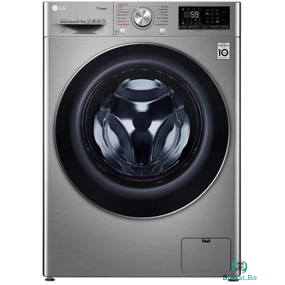 Masina de spalat rufe cu uscator LG F4DV709H2T, 1400 RPM, 9 kg spalare, 6 kg uscare, Clasa A