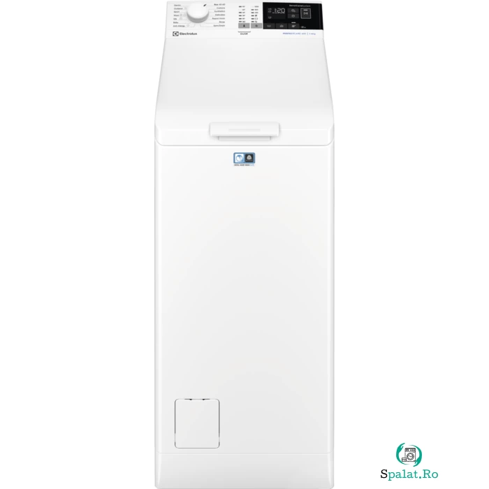 Electrolux Masina de spalat rufe Electrolux verticala PerfectCare 600 EW6TN24262, 6 kg, 1200rpm, Clasa D, Display LCD, SoftOpening, Program Rapid 14 min, TimeManager, Alb la 2,849.99 lei ron