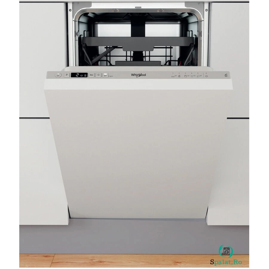 Whirlpool Masina de spalat vase incorporabila Whirlpool WSIC3M27C, 10 seturi, 6 programe, Clasa E, 45 cm, Alb la 2,101.99 lei ron