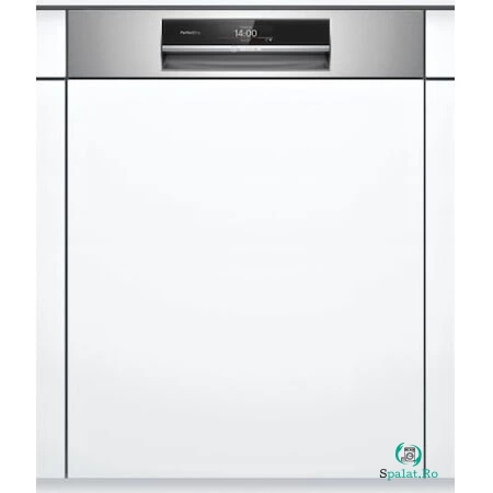 BOSCH Masina de spalat vase semi-incorporabila Bosch SMI8YCS03E, 14 seturi, 8 programe, Clasa B, PerfectDry, Program inteligent, HomeConnect, 60 cm