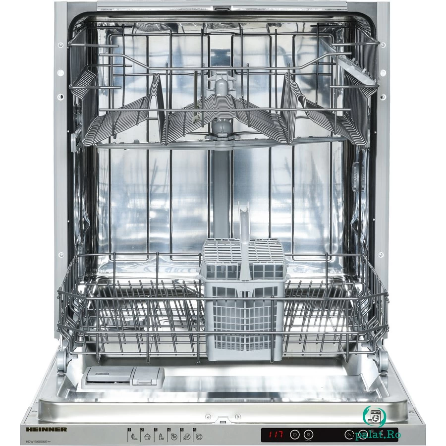 Masina de spalat vase HDW-BI6006IE++ 12 seturi 6 programe Clasa E Inox la 2,119.99 lei ron