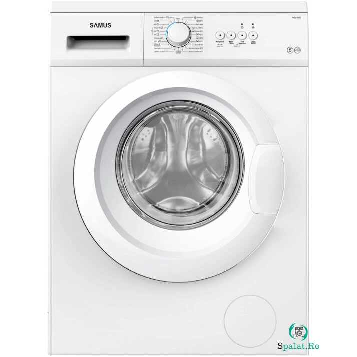 Masina de Spalat Rufe Automata Slim WSL-5081 Capacitate 5Kg 23 Programe Clasa Energetica D Alb la 974.99 lei ron
