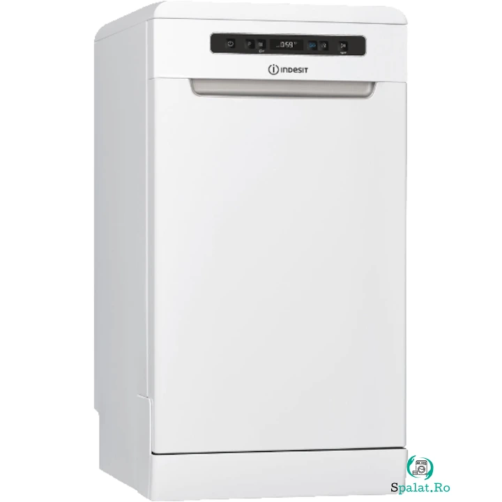 INDESIT Masina de spalat vase Indesit DSFO 3T224 C, 10 seturi, 9 programe, Clasa E, 45 cm, Alb