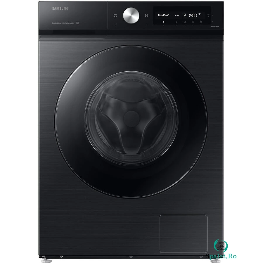 Samsung Masina de spalat rufe Samsung Bespoke AI WW11DB7B94GBU4, 11 kg, 1400 rpm, Clasa A, AI Wash, AI Ecobubble, Auto Dispense, Super Speed 39 min, Negru