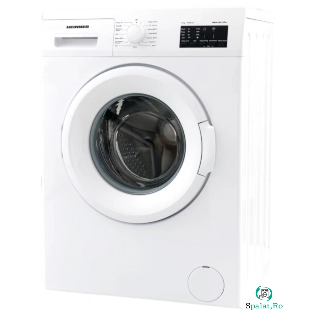 Masina de spalat rufe Heinner HWM-V8214D++, 1400 RPM, 8 Kg, Clasa D, Alb
