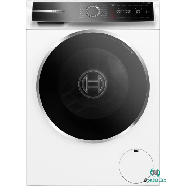 BOSCH Masina de spalat rufe Bosch WGB25400BY, 8 kg, 1400 RPM, EcoSilence Drive, Home Connect, Clasa A, 60 cm, Alb