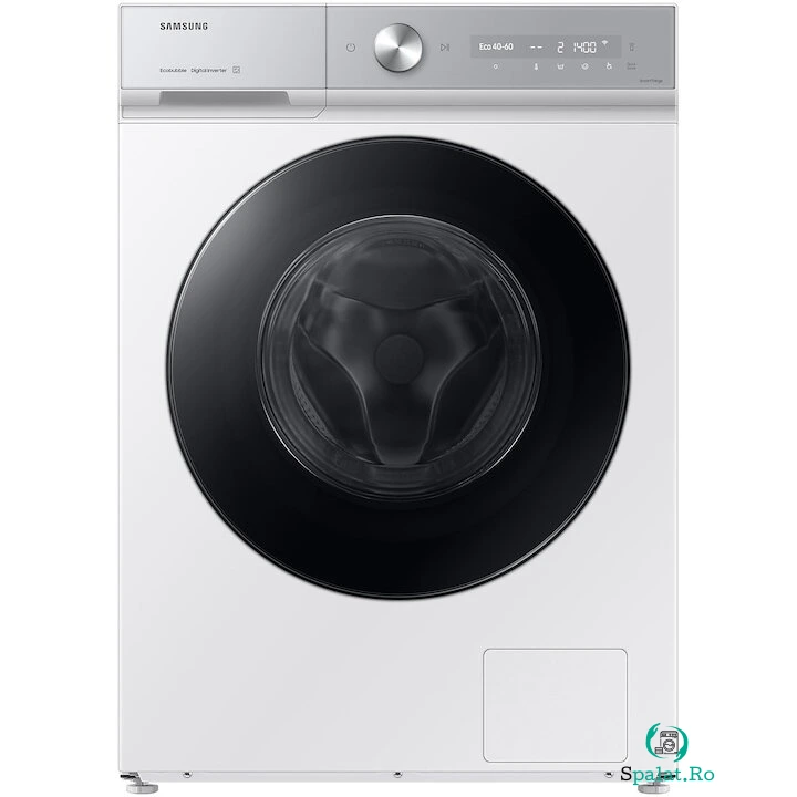 Samsung Masina de spalat rufe Samsung Bespoke AI WW11DB8B95GHU4, 11 kg, 1400 rpm, Clasa A, AI Wash, AI Ecobubble, Auto Dispense, Wifi, Alb