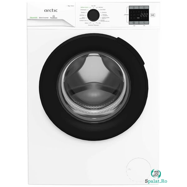 Arctic Masina de spalat rufe frontala ARCTIC APLM1WFSU18410W, Extra Steam, 8 kg, 1400rpm, Clasa A, alb