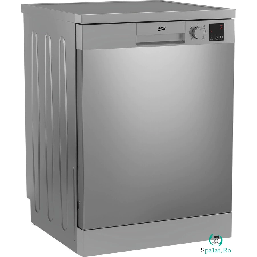 Beko Masina de spalat vase Beko DVN06430X, 14 seturi, 6 programe, Clasa D, Automatic Door Opening, AutoGlassShield, 60 cm, Inox antiamprenta