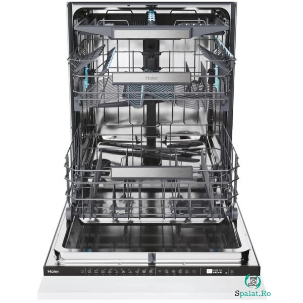 HAIER Masina de spalat vase incorporabila Haier XS 4A4M4PB, 14 seturi, 10 programe, 60 cm, Clasa A, panou comanda negru