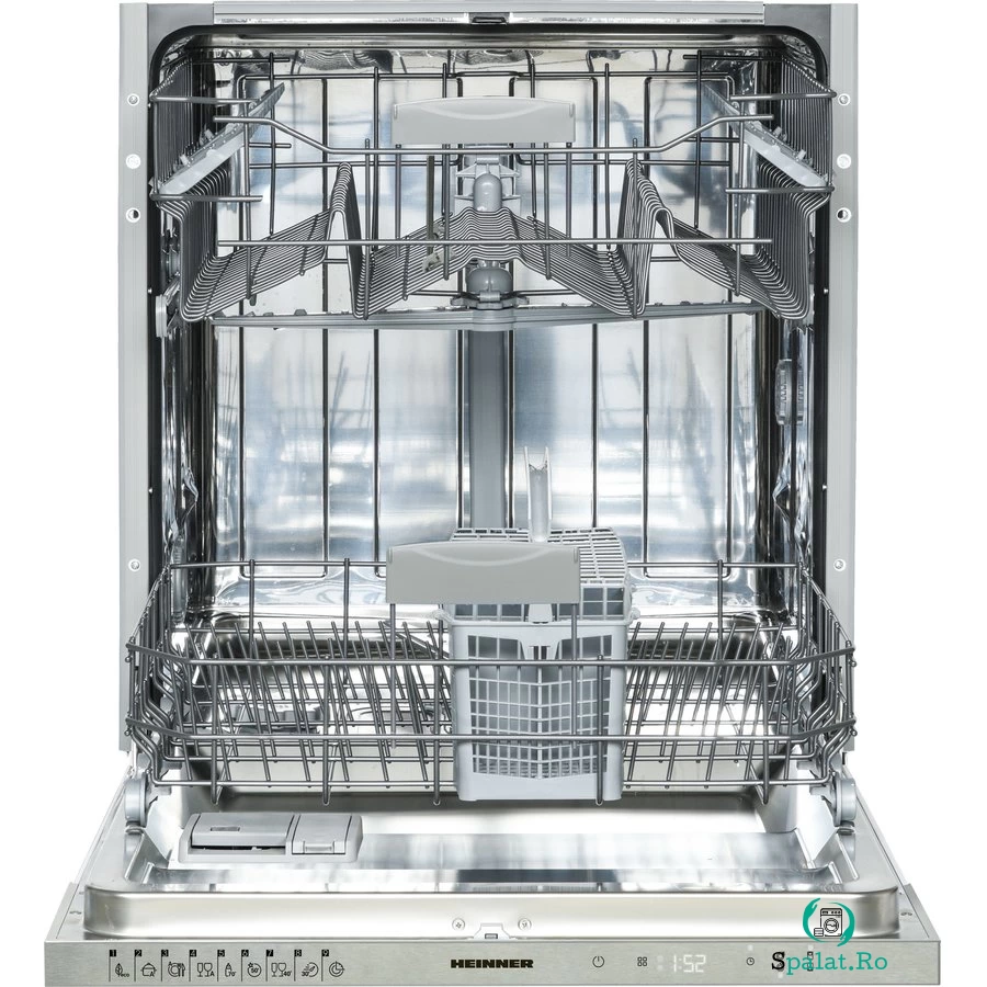 Masina de spalat vase HDW-BI6092TE++ 12 seturi 9 programe Clasa E Inox la 2,589.99 lei ron