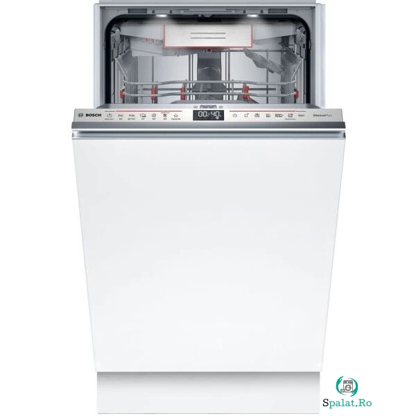 BOSCH Masina de spalat vase incorporabila Bosch SPV6EMX05E, 10 seturi, 6 programe, Clasa C, Home Connect, 45 cm, Alb