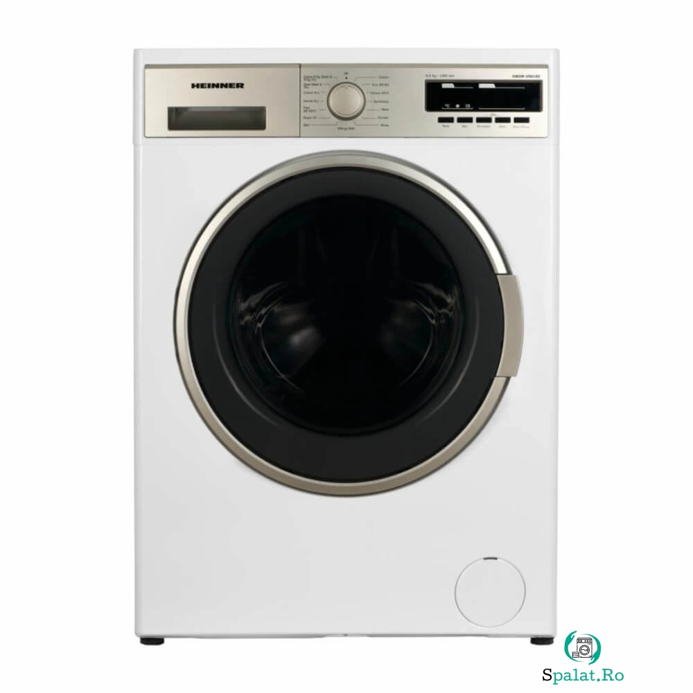 Masina de spalat rufe cu uscator Heinner HWDM-V9614D, 1400 RPM, 9Kg incarcare, 6Kg uscare, Display LED, Functie Start intarziat, 15 programe, Clasa D