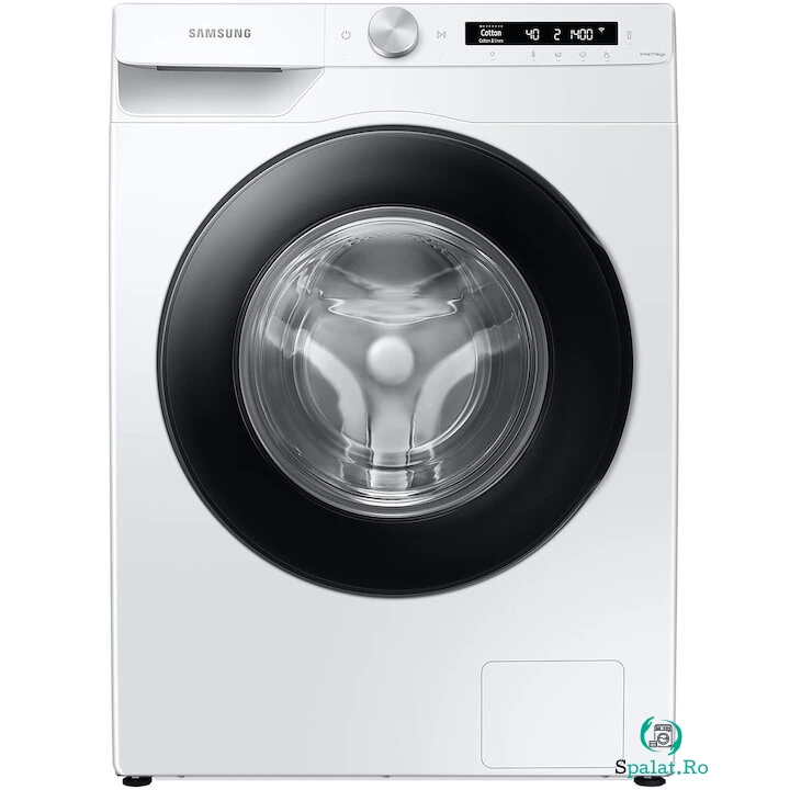 Samsung Masina de spalat rufe Samsung WW80T534DAWAS7, 8 kg, 1400 rpm, Clasa A, Motor Digital Inverter, Eco Bubble, Auto Dispenser, Steam Wash, WiFi Smart Things, AI Control, Alb la 2,662.99 lei ron