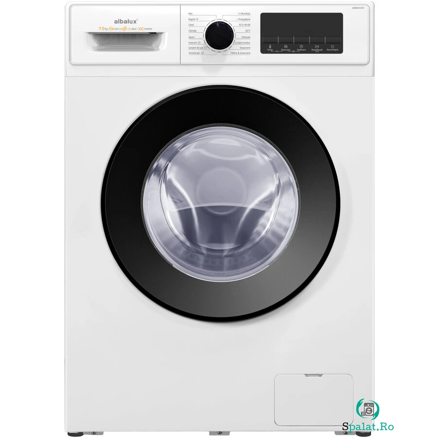 Masina de Spalat Rufe Frontala AXWGI1472 7KG 1400RPM Clasa A 16 Programe Tambur Otel Inoxidabil Alb