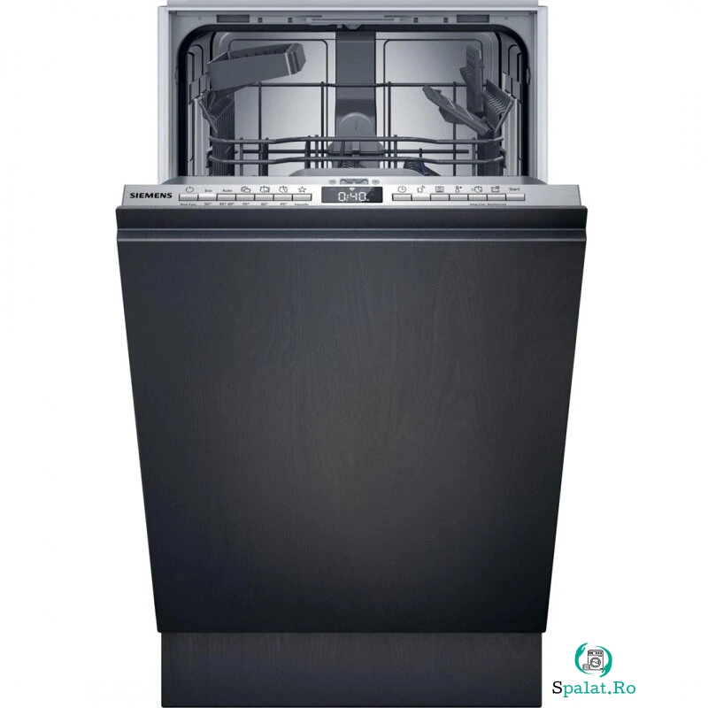 SIEMENS Masina de spalat vase incorporabila Siemens iQ300 SR63EX25KE, 10 seturi, 6 programe de spalare, clasa B< Negru