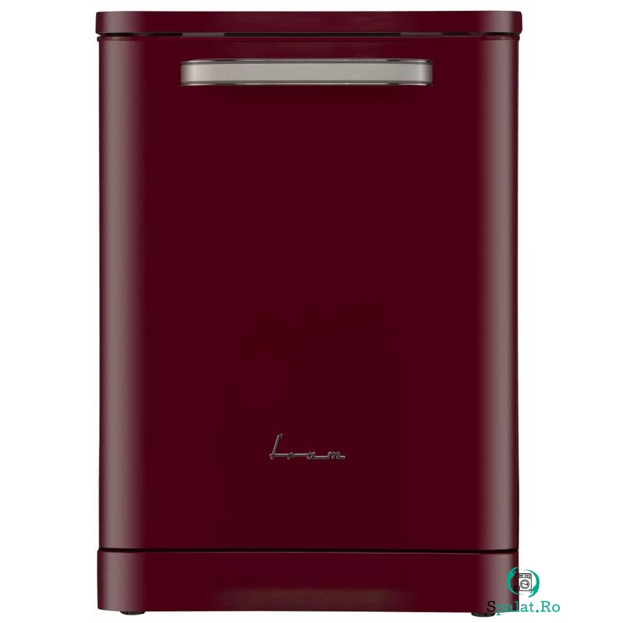 Fram Masina de spalat vase Fram FDW-VRR606BDE++, 12 seturi, 6 programe, Clasa E, Display LED, Pornire intarziata, Aquastop, 60 cm, Visiniu