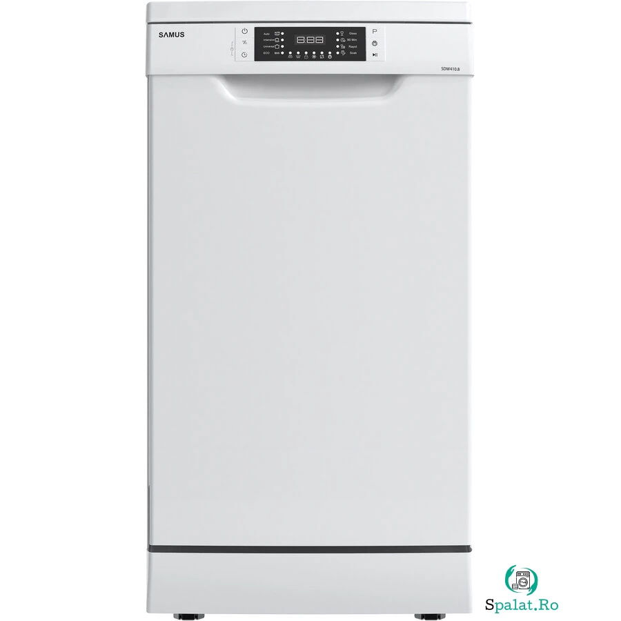 Masina De Spalat Vase SDW410.8 Clasa E 10 Seturi 47dB 8 Programe Alb